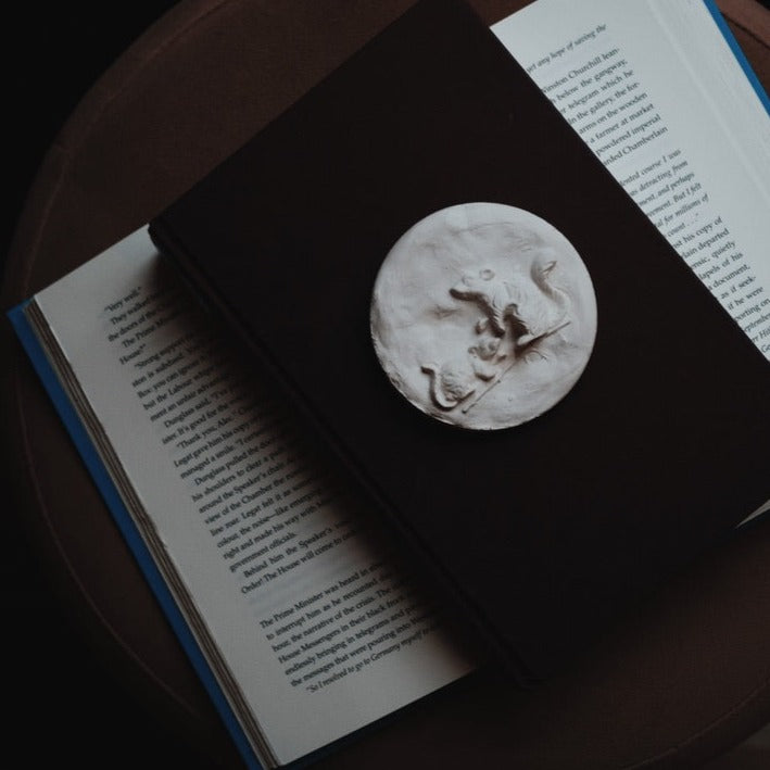 Squirrels Plaster Cast