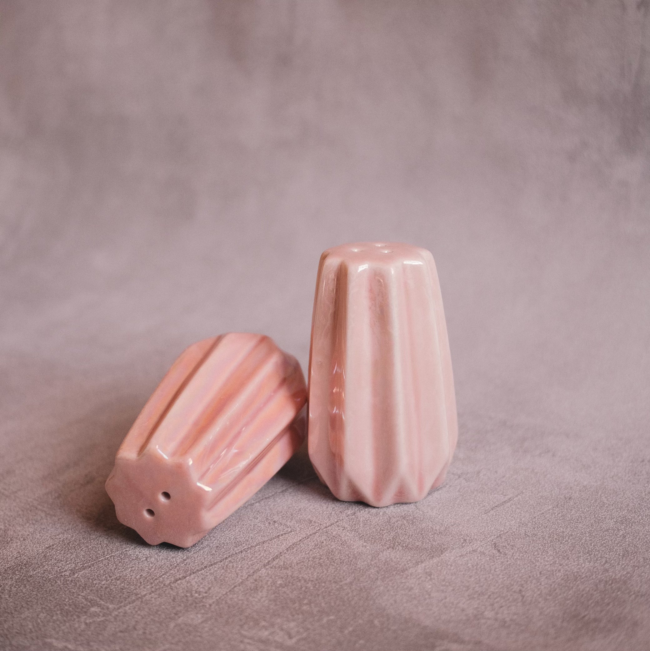 Pink Salt & Pepper Shakers