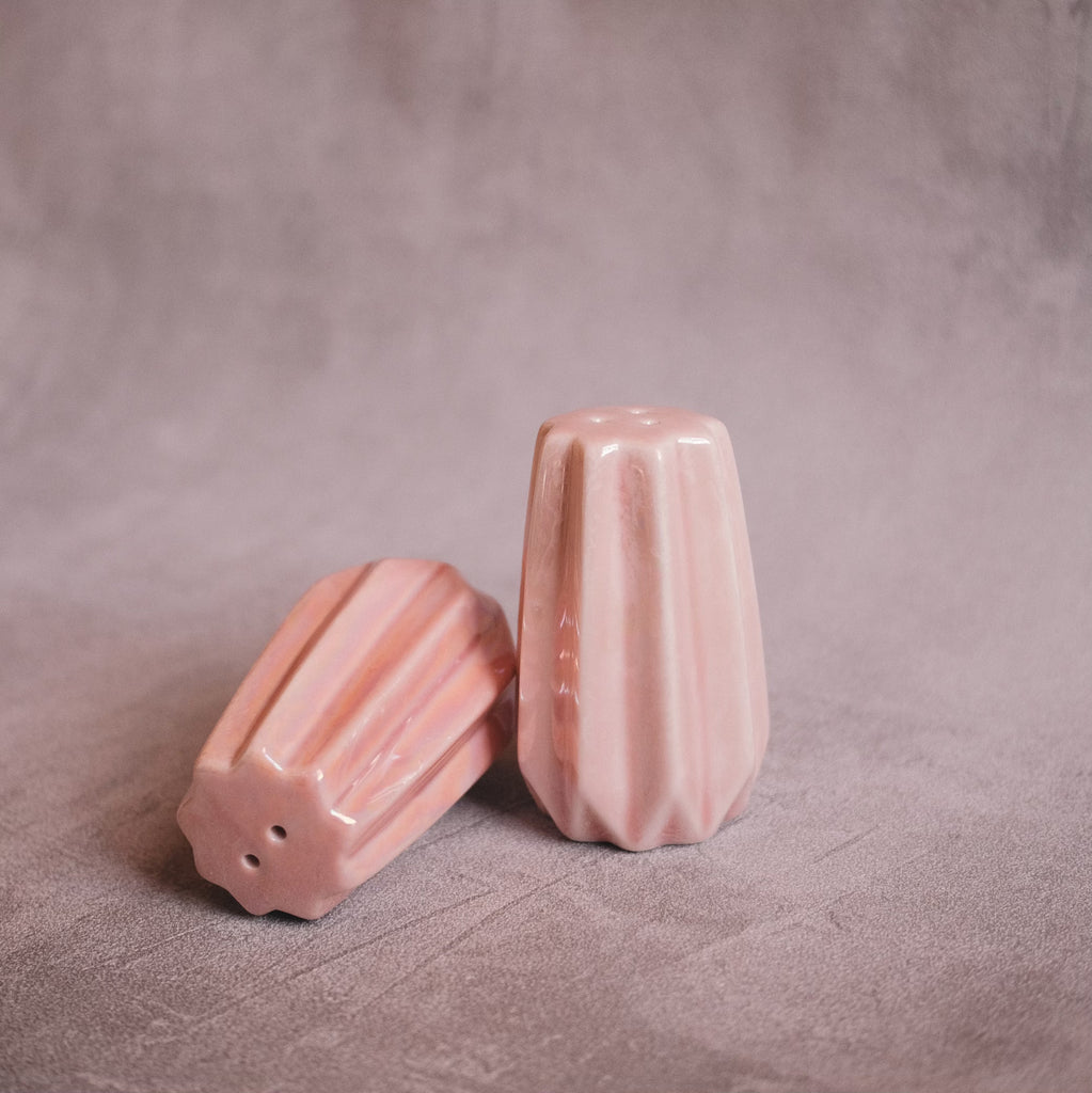 Pink Salt & Pepper Shakers