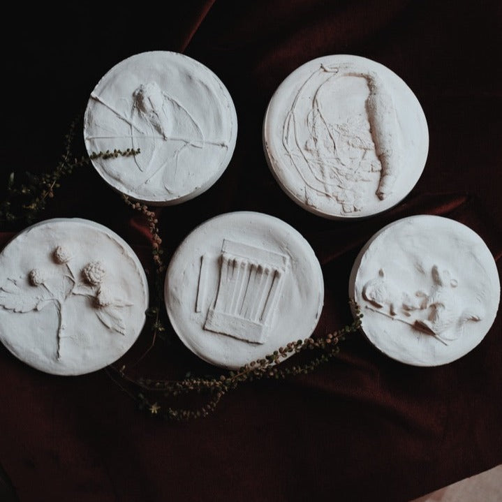 Squirrels Plaster Cast