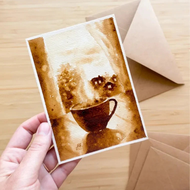 Paint Using Coffee