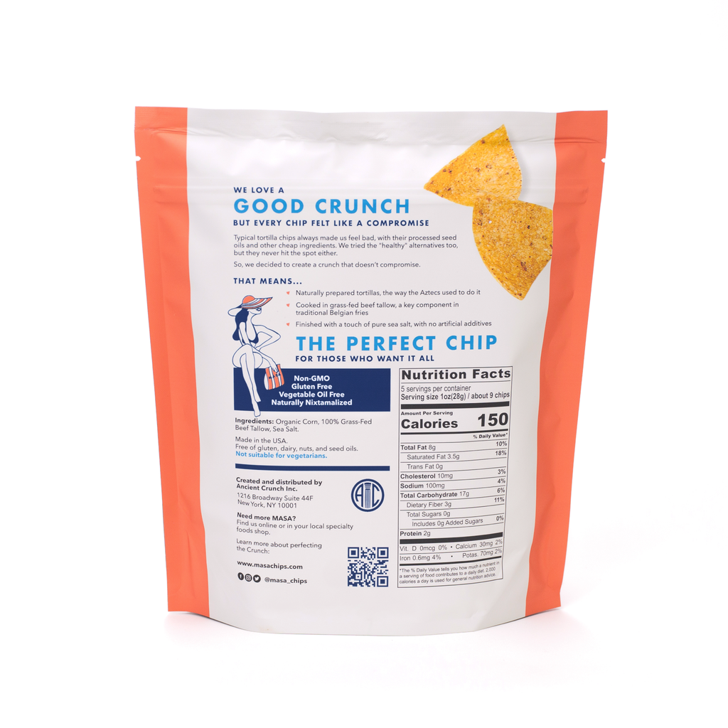 MASA Chips, Flavor Bundle, 5oz Bag Case