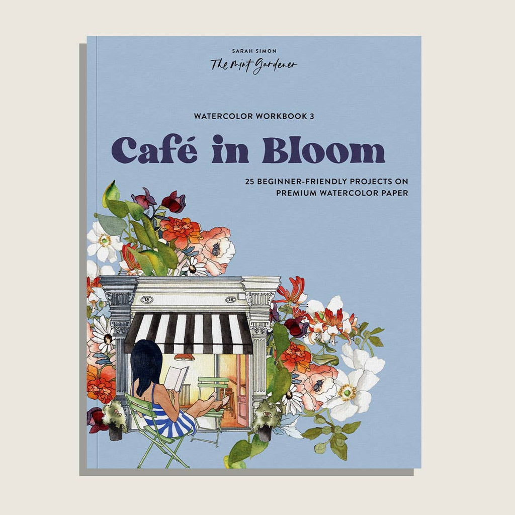 Watercolor Workbook 3: Café in Bloom