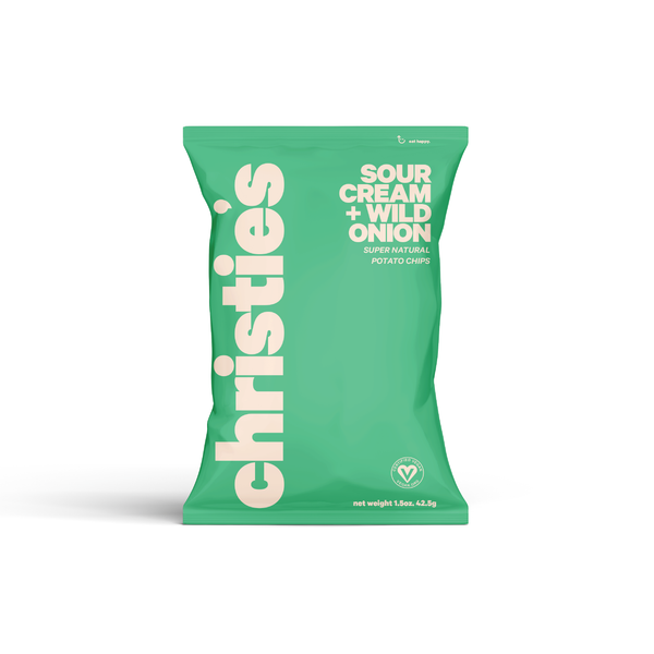 Christie's Sour Cream and Wild Onion Potato Chips Snack Bag