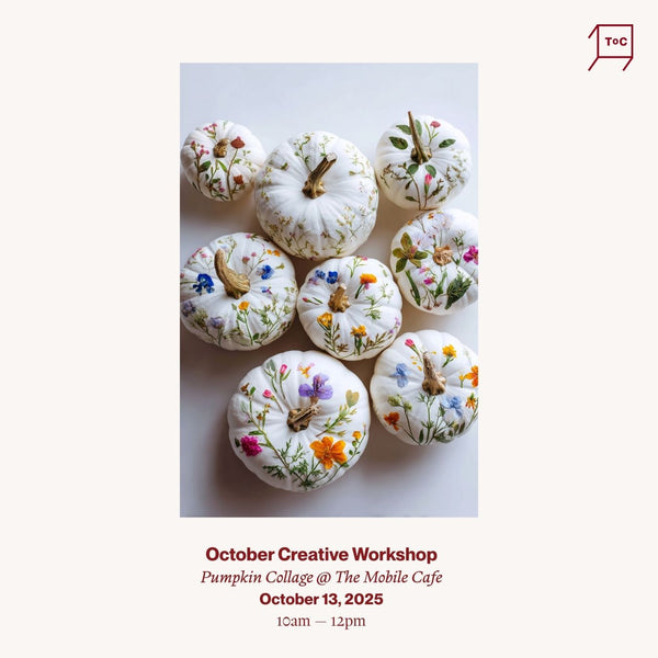 Pressed Flower Pumpkin Workshop | 10.13.25