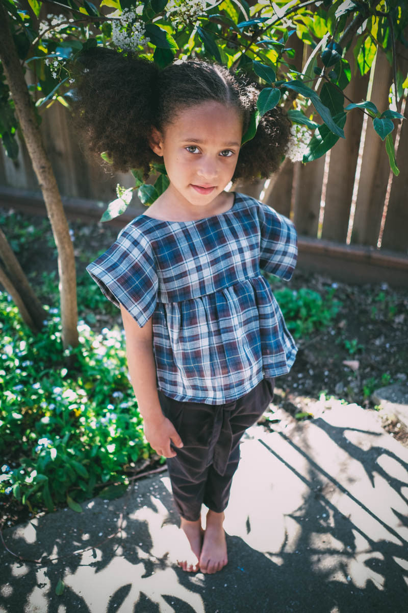 Highland Plaid Kimono Top