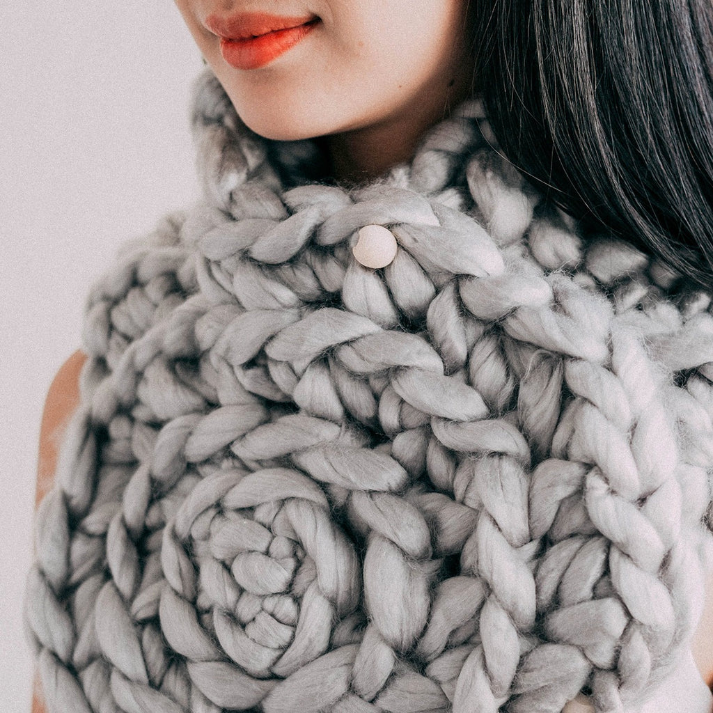 Saga  Scarf - Silver